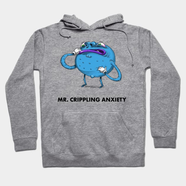 Mr Men Grown Up Crippling Anxiety Mr Men Hoodie TeePublic